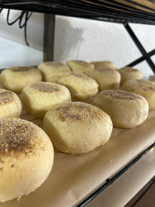 Sourdough English Muffins