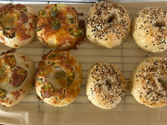 Sourdough Bagels